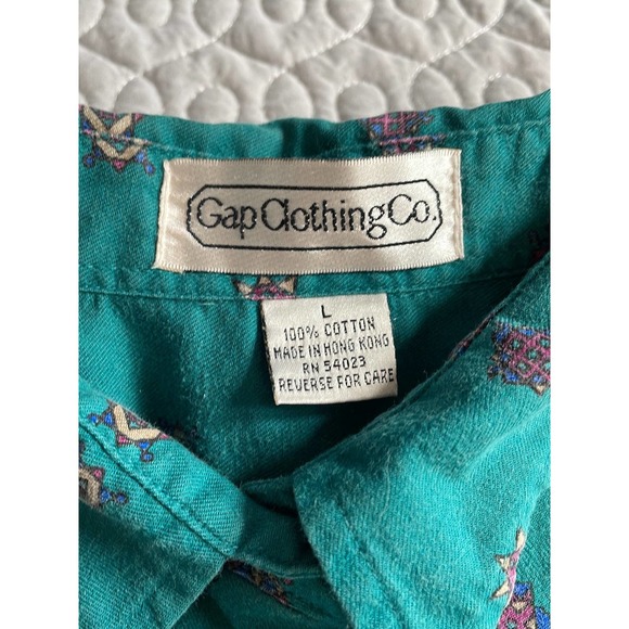 Vintage Gap Clothing Company RN 54023 Button Dress Shirt - Picture 2 of 7